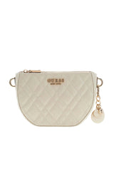 GUESS KADIN ISEMAY MINI CROSSBOD HWGG9628720 - Kırık Beyaz/ Ekru