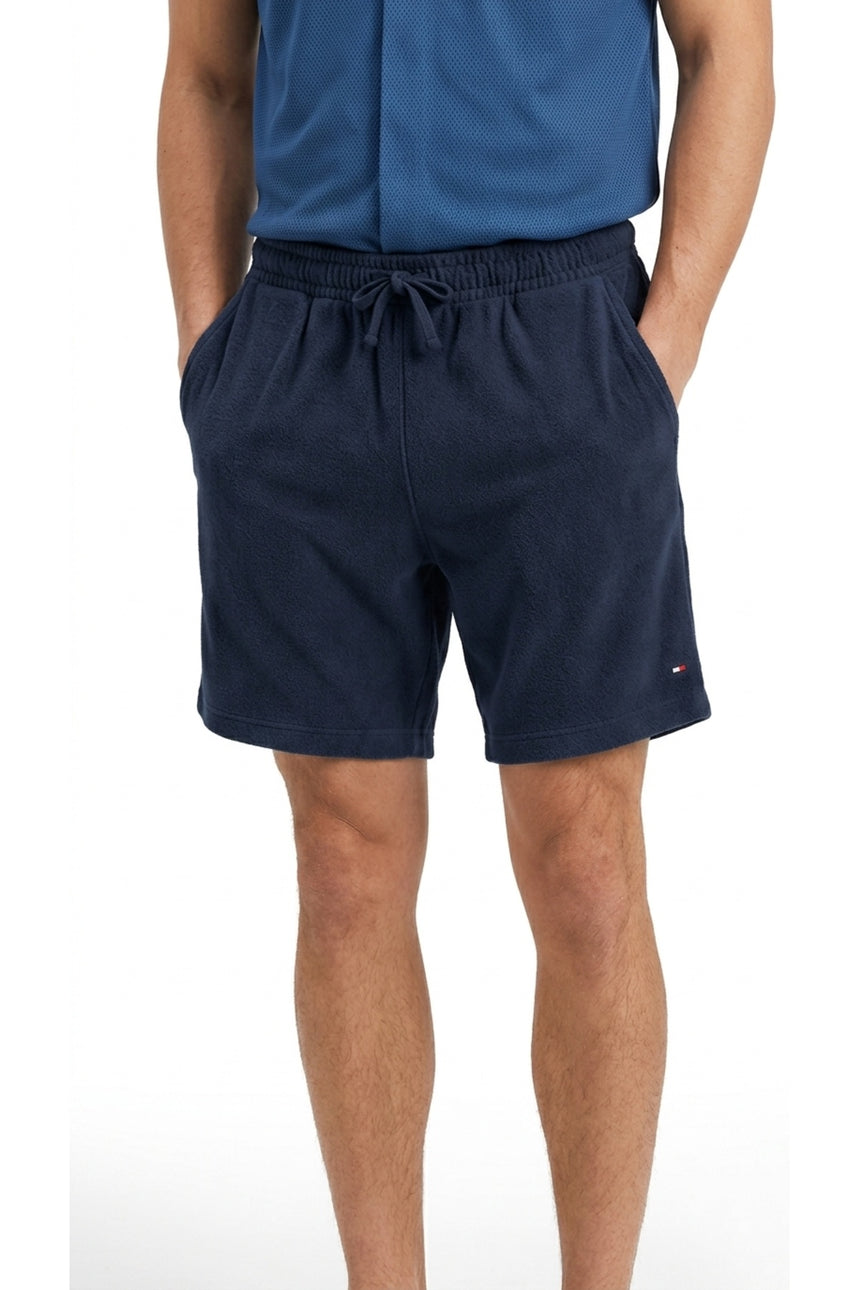 Tommy Hilfiger Erkek TOWELLING SWEATSHORTS MW0MW42880 - Mavi