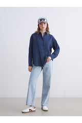 Lcw Kadın Uk.Gmk,Modas-Shirt-Tr W5Jc49Ah - Çivit Mavisi