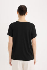Defacto Kadın Short Sleeve T-Shirt K7701Az - Siyah