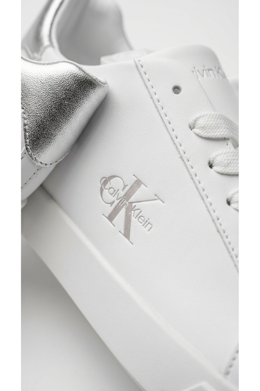 Calvin Klein Kadın LOW PRO CUPS LACEUP LTH MET HW0HW02846 - Beyaz