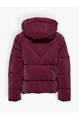 ONLY ONLECE PUFFER JACKET CS OTW 15318451 - Koyu Kırmızı