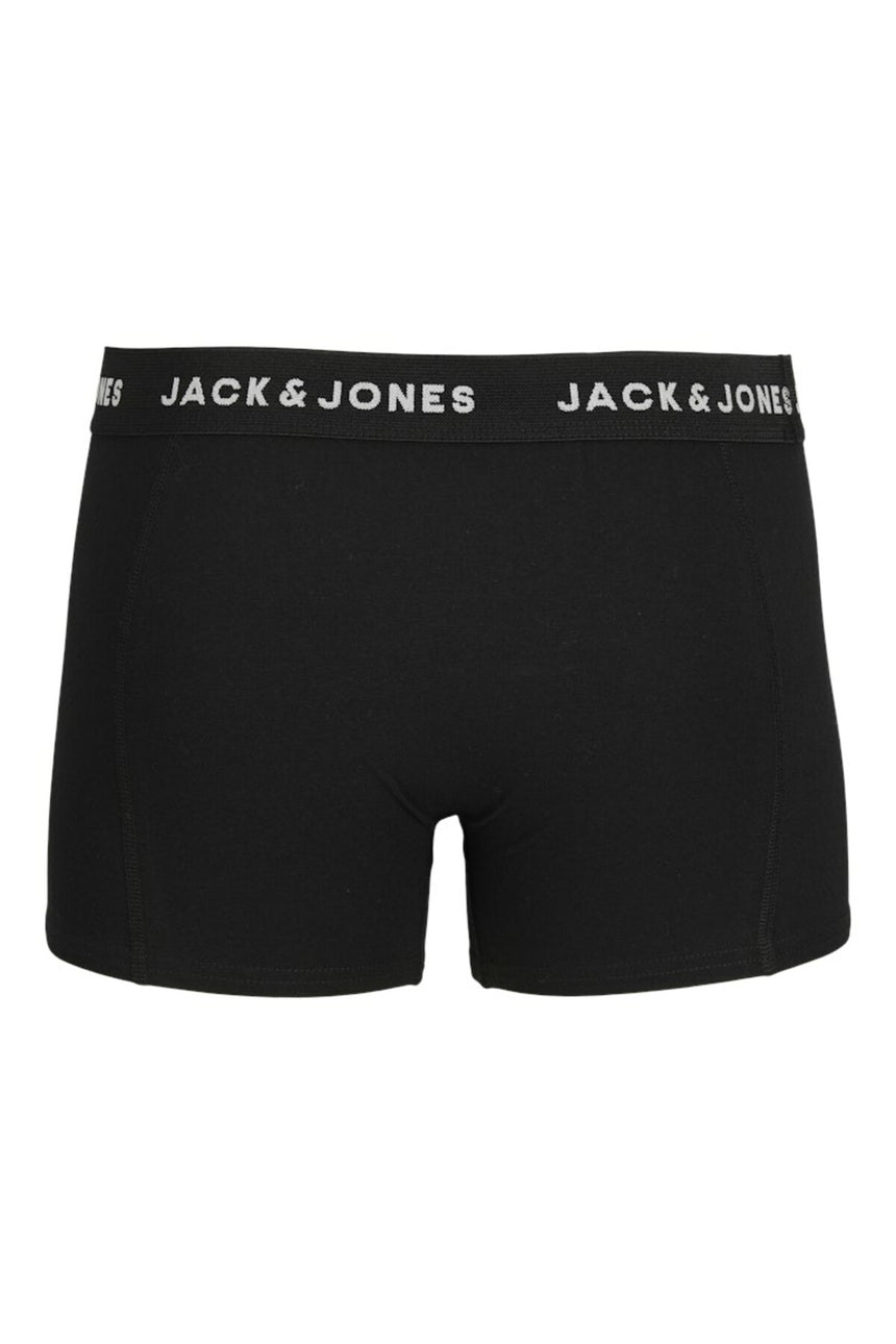 JACK&JONES JACHUEY TRUNKS 7 PACK NOOS PLS 12273977 - Siyah