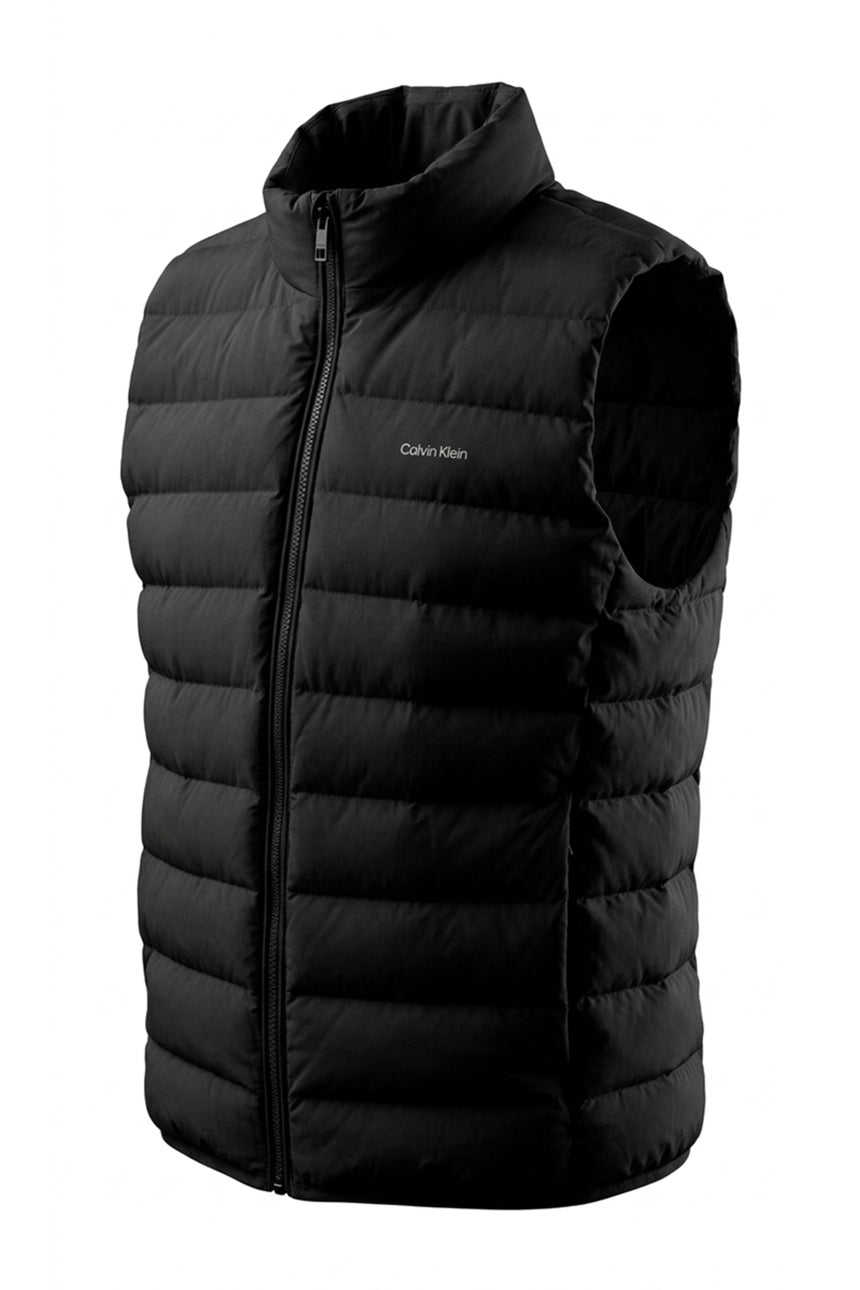 Calvin Klein Erkek CLASSIC LTWT NYLON CHANNELED PUF LV04LG504G - Siyah