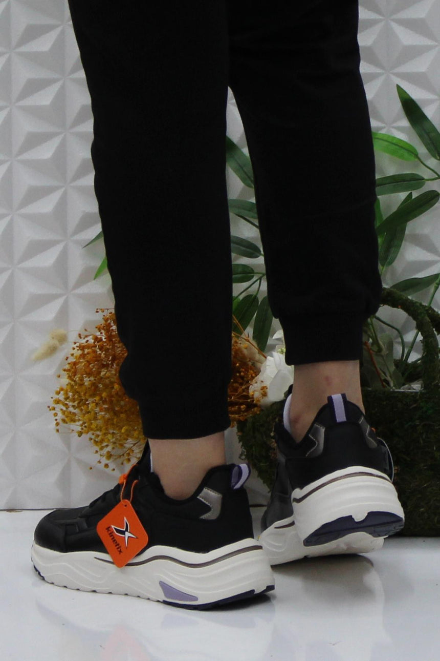 KINETIX TALYA PU W 5PR - Siyah/ Gümüş