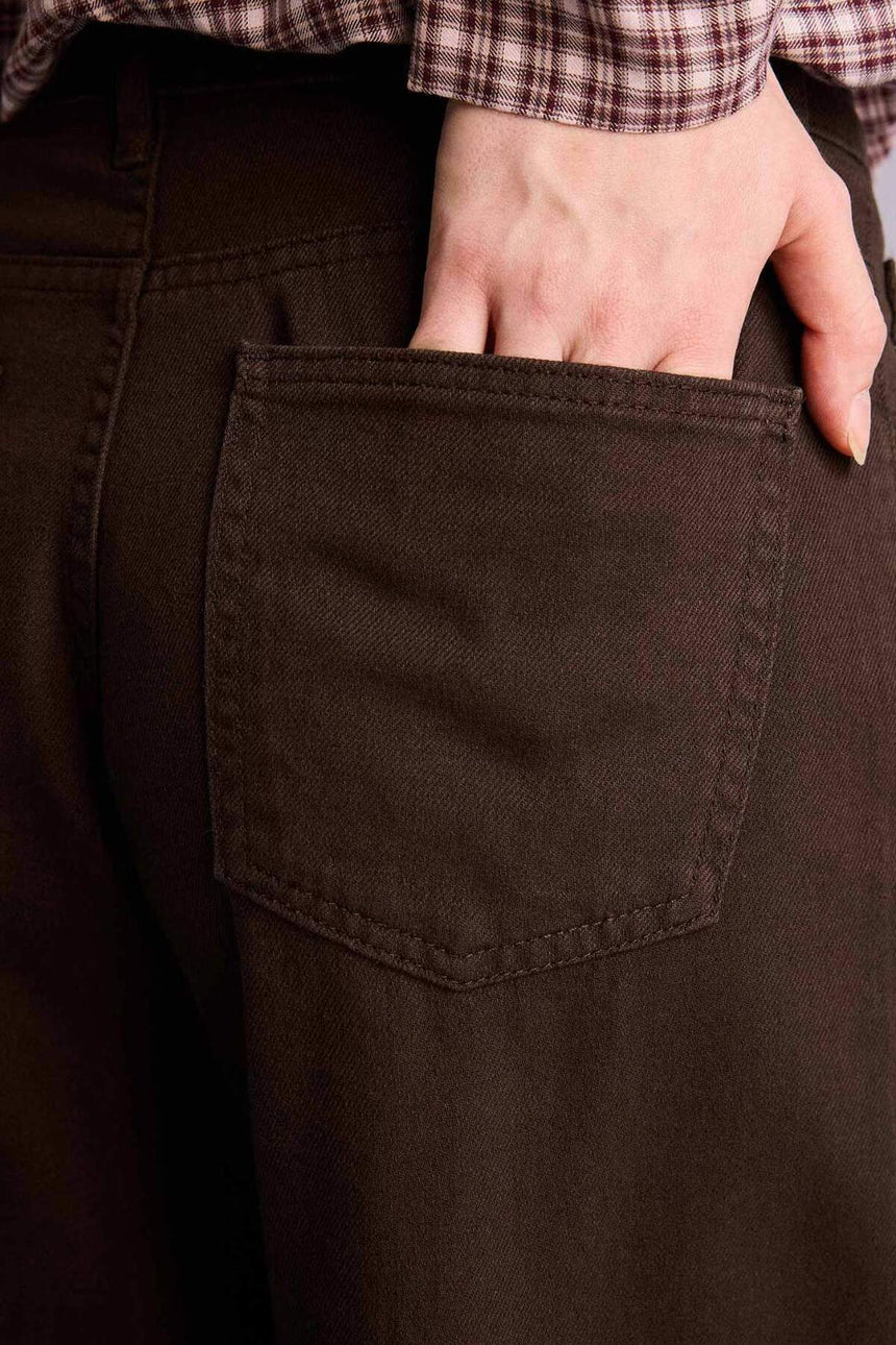 Defacto Kadın Woven Bottom E4381AX - Kahverengi