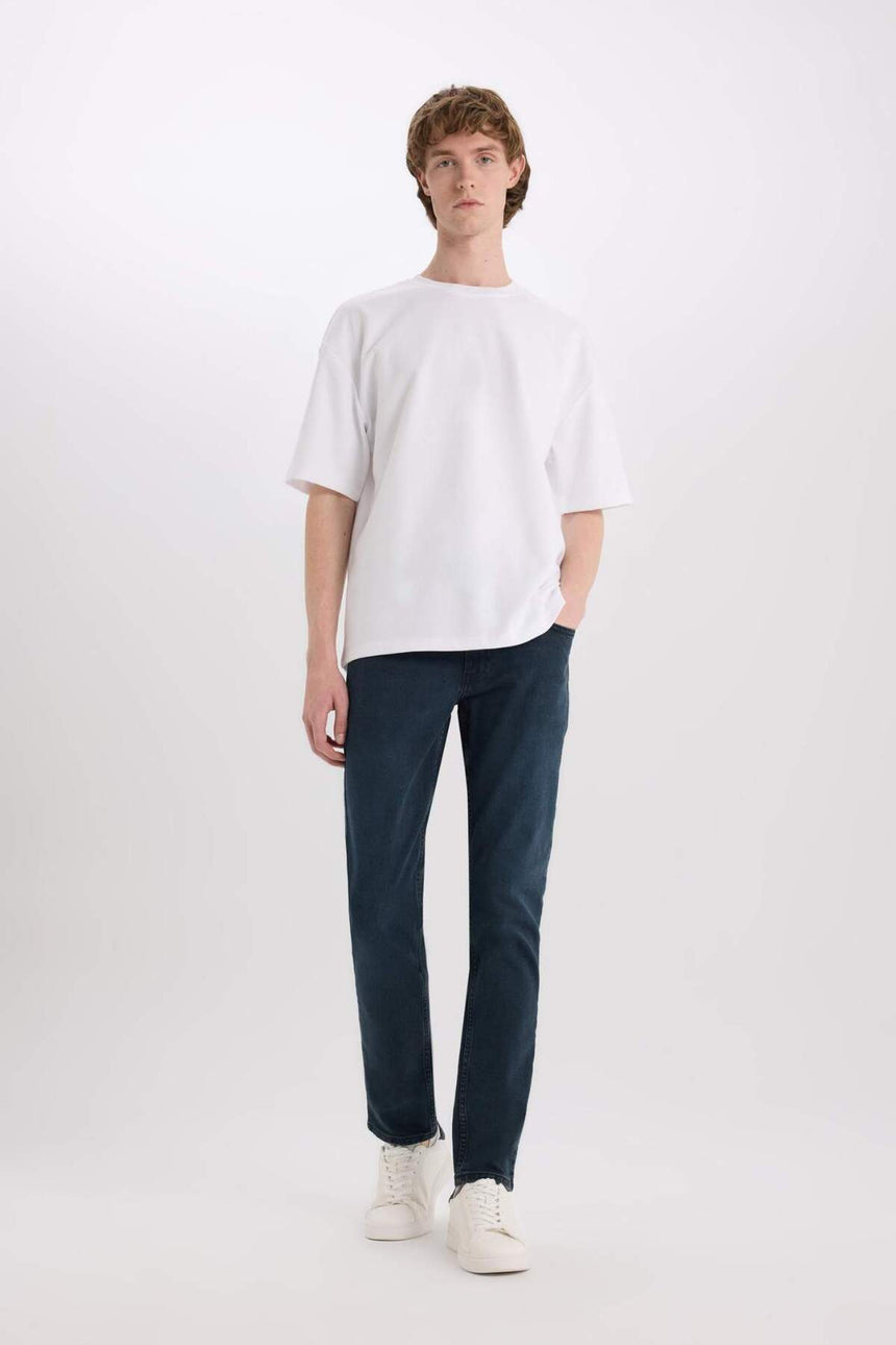 Defacto Erkek Denim R8791AZ - Mavi/Siyah