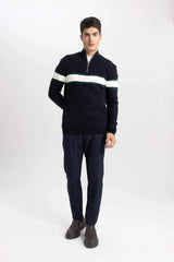 Defacto Erkek Pullover Y4193Az - Koyu Lacivert