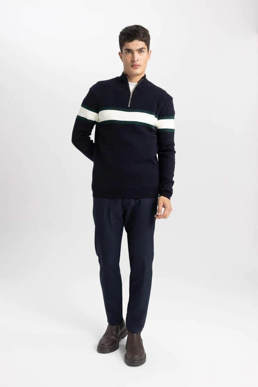 Defacto Erkek Pullover Y4193Az - Koyu Lacivert