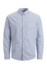 JACK&JONES JJEOXFORD SHIRT LS NOOS 12182486 - Açık Kahverengi