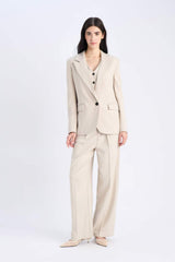 Defacto Kadın Blazer B0490Ax - Açık Kahve