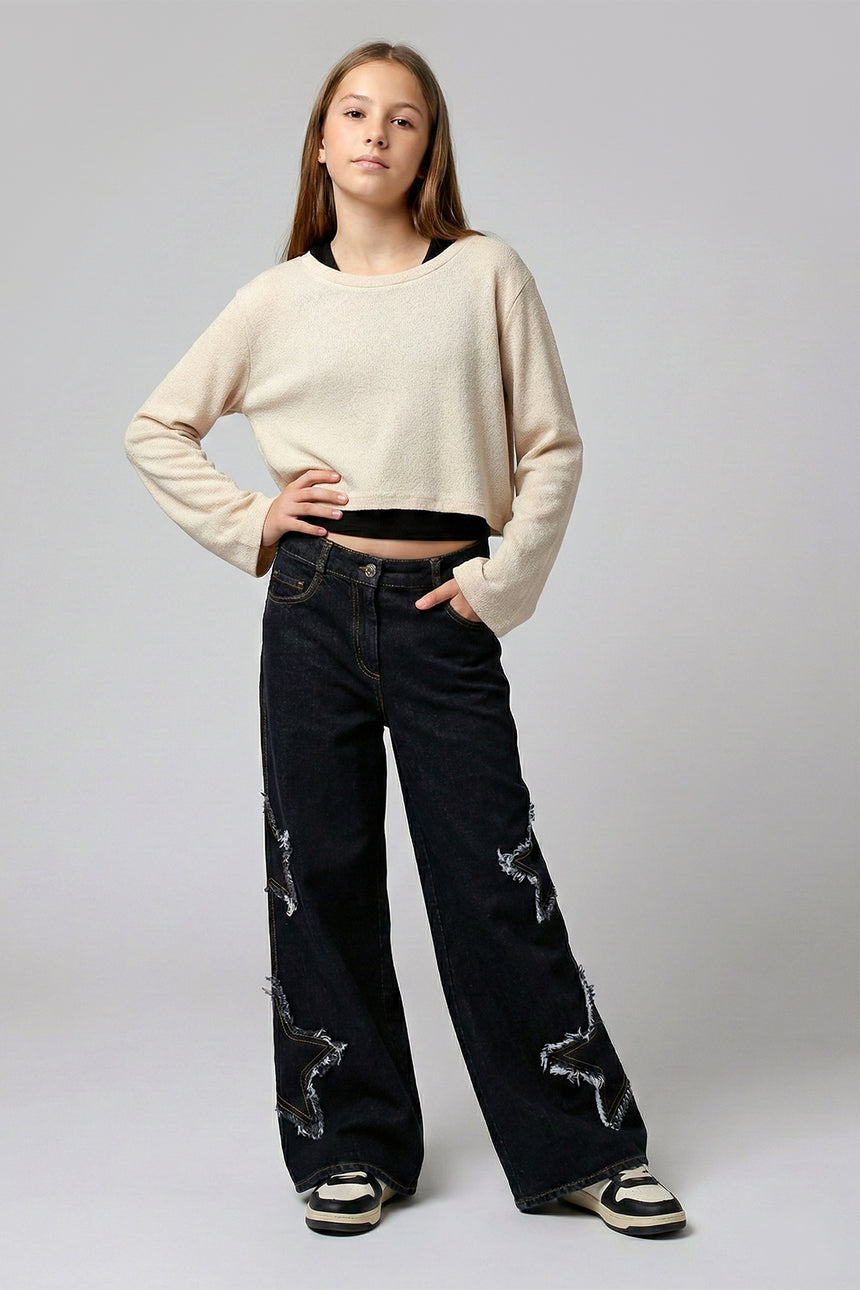 Dmb 9-14 Kız Pantolon M 0043 - Füme