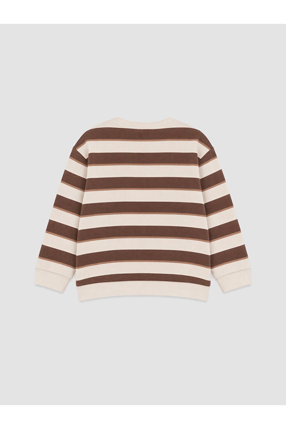 LC Waikiki Erkek Bebek 2'li Sweatshirt W65884D1 - Açık Kahverengi