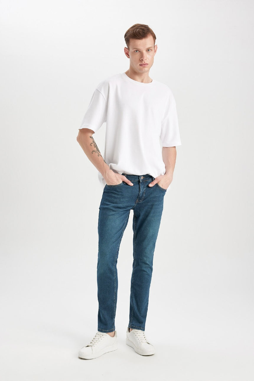 Defacto Erkek Denim Trousers B0398Ax - Koyu Yeşil
