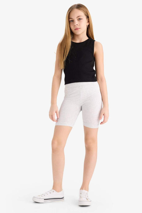 Defacto Çocuk Knitted Bottom B7295A8 - Açık Gri