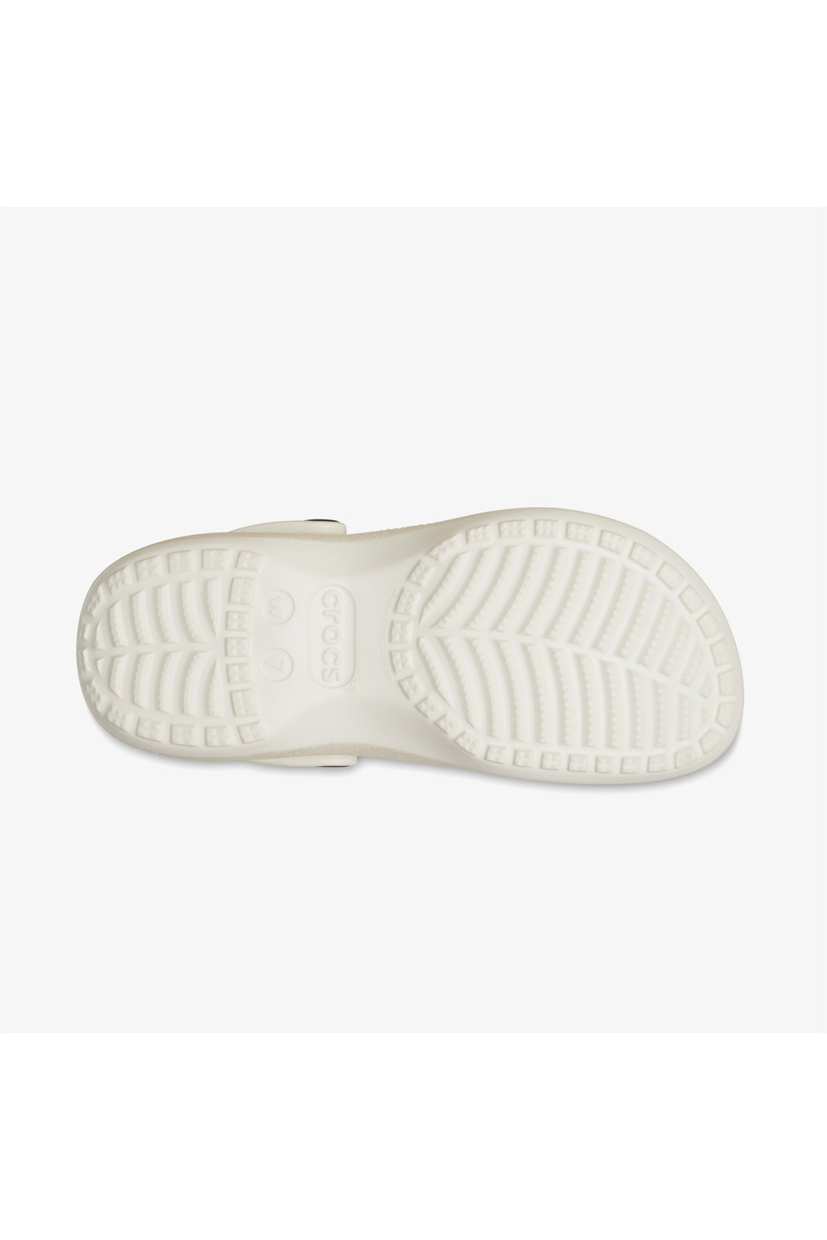 Crocs Classic Platform Glitter Clog Kadın Terlik 207241 - Kırık Beyaz