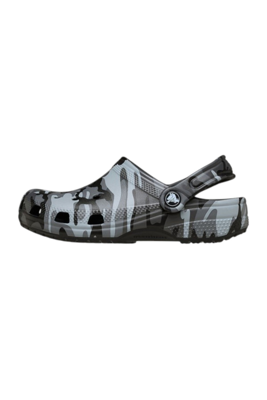 CROCS KIDS Classic Camouflage Clog K 211879 - Siyah-Yeşil