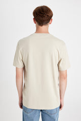 Defacto Erkek T-Shirt V7699Az - Kum Beji