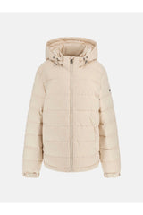 GUESS ERKEK MONOGRAM PUFFA JACKE M5BL0BW2322 - Krem