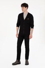 US POLO ASSN ERKEK TRİKO HIRKA 1920741 - Siyah