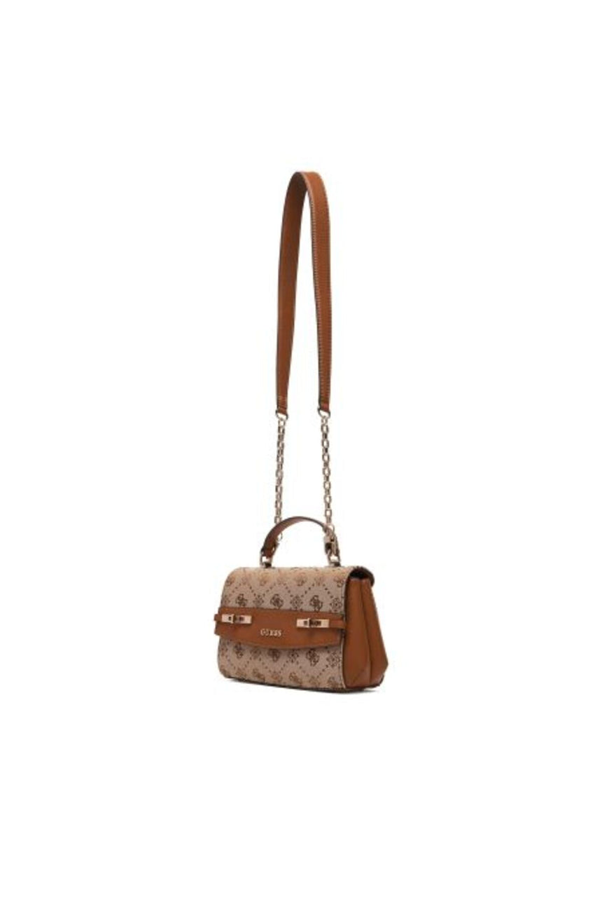 GUESS KADIN MELINDA LOGO TOP HAN HWJP9902200 - Açık Bej/ Kahverengi