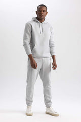 Defacto Erkek Sweat Shirt X8283AZ - Açık Gri