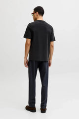 JACK&JONES JPRBLAOSCAR SS TEE FST PLS 12302519 - Siyah