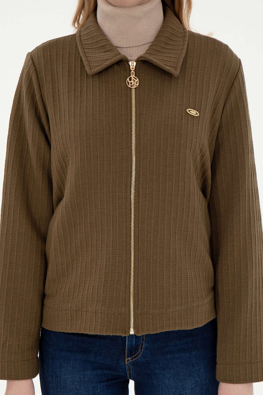 US POLO ASSN BAYAN SWEATSHİRT 1944466 - Koyu Yeşil