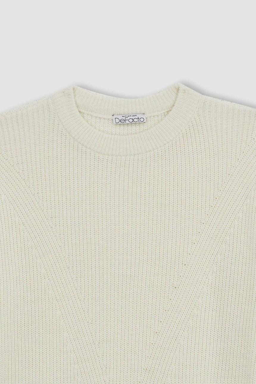 Defacto Kadın Pullover H6905Az - Ekru