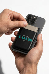 Calvin Klein Erkek GRAPHIC MAGNET PHONE CARDHOLDER LV04D1216G - Siyah