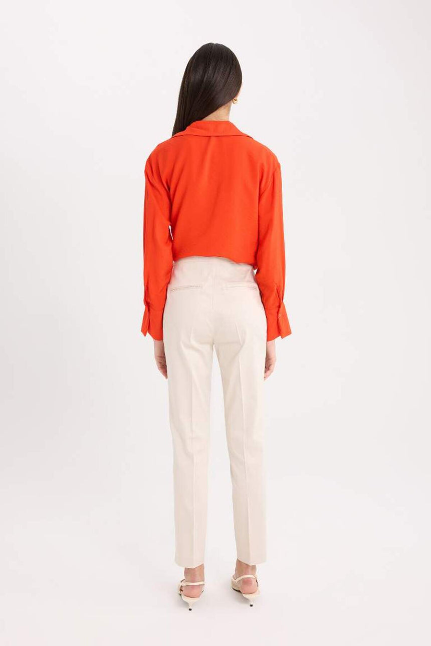Defacto Kadın Trousers J8743AZ - Açık Kahve