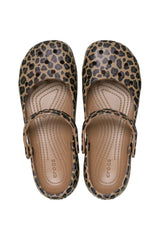 CROCS Classic Animal Ballet 212478 - Sarı/ Açık Kahverengi