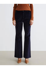 LC Waikiki Kadın Oversize Pantolon W5ER19I8 - Koyu Lacivert
