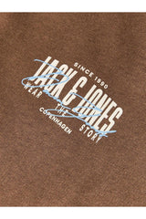 Jack & Jones Aero Erkek Sweatshirt 12298492 - Kahverengi