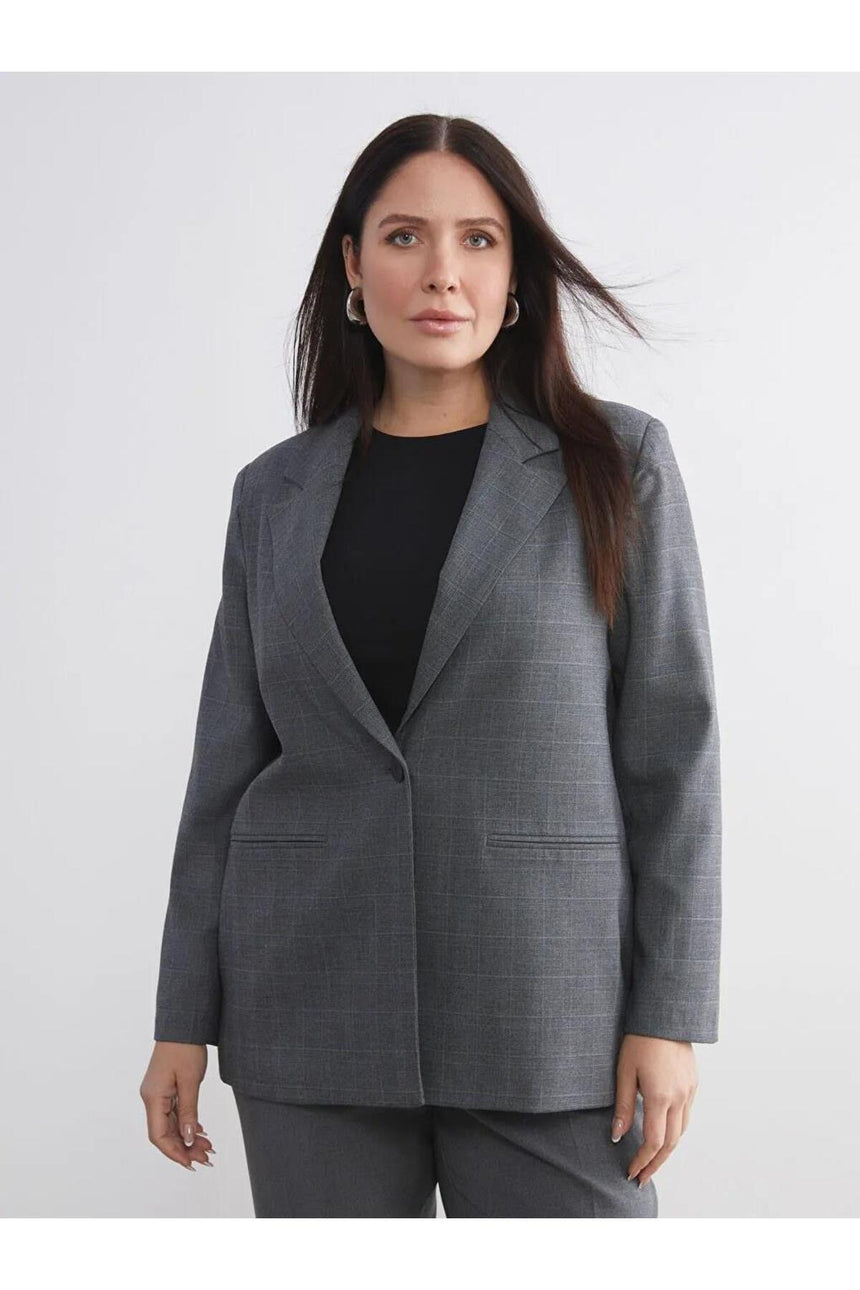 LC Waikiki Kadın Blazer Ceket W5JR25B8 - Gri