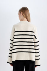 Defacto Kadın Pullover A7047Ax - Ekru