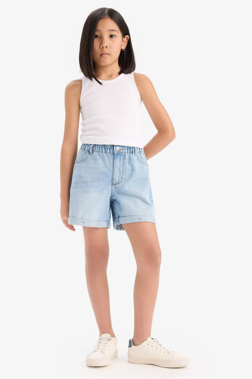 Defacto Çocuk Short B8113A8 - Açık Mavi