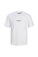 JACK&JONES T-SHIRT MALE KNIT IDF100 12240121 - Beyaz