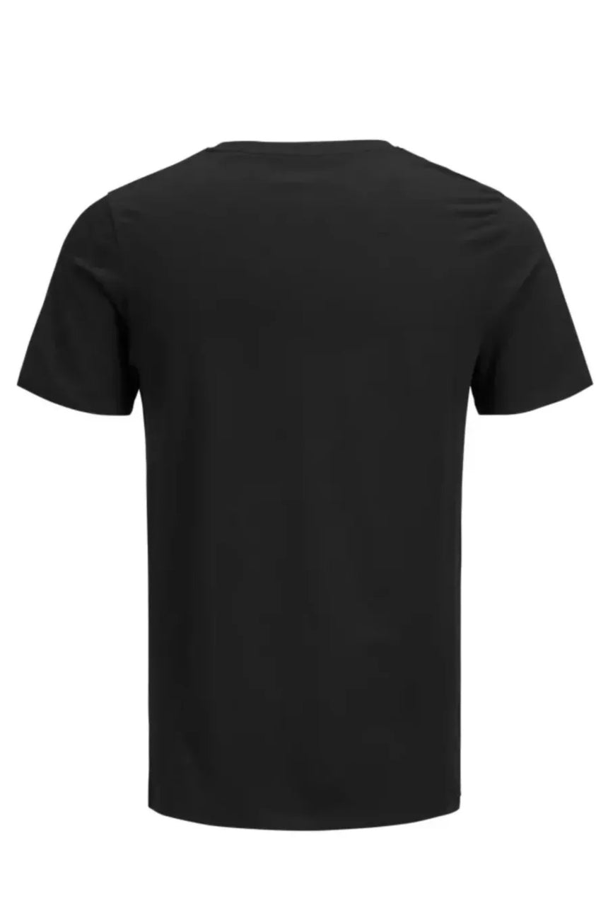 JACK & JONES 12137126 ERKEK TSHIRT - Siyah