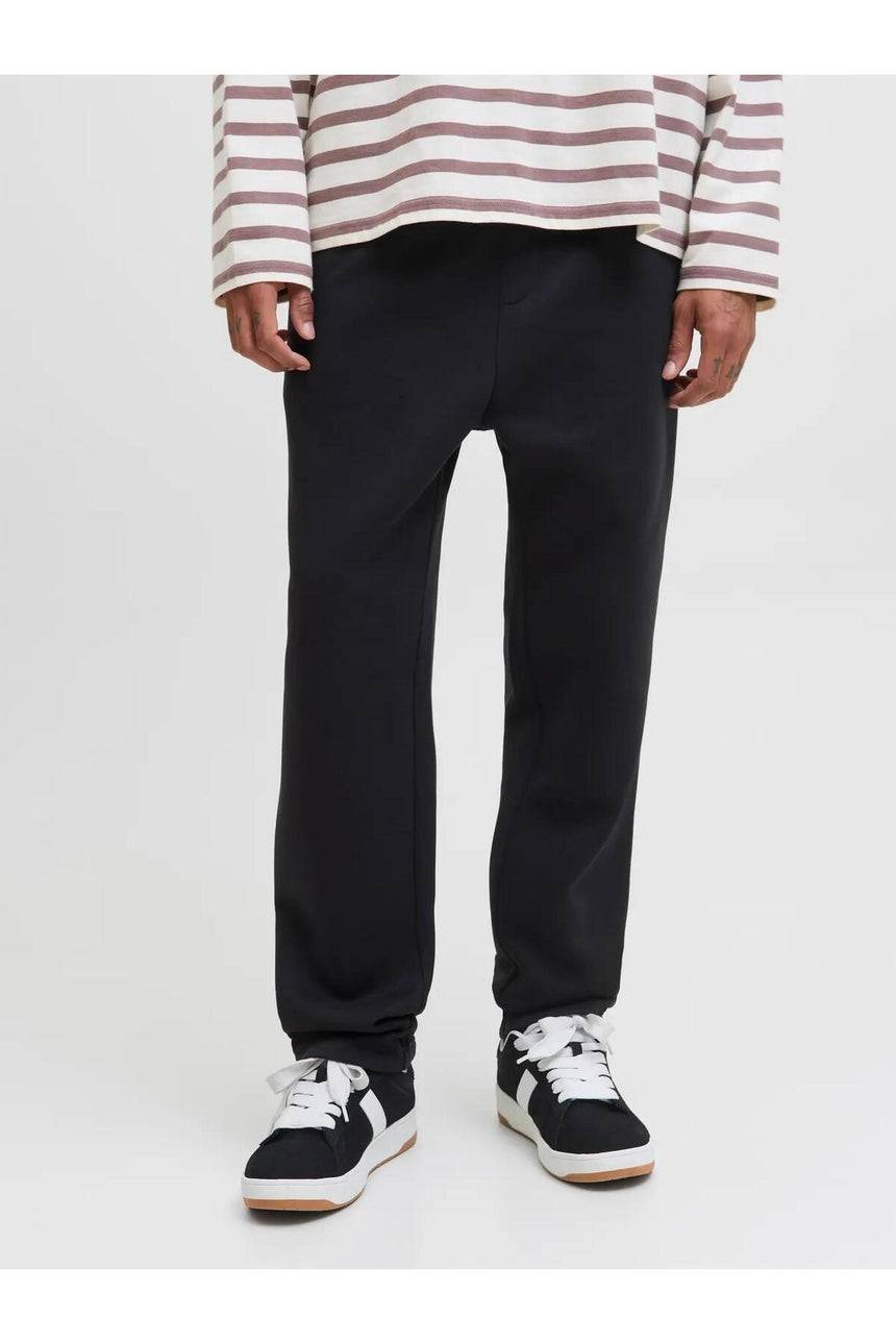 JACK&JONES JPSTKANE BRADLEY UNCUFFED SWT PANTS NOOS 12279134 - Siyah