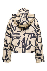 ONLY ONLBETTY BATSLEEVE LIFE AOP JACKET OTW 15281509 - Kahverengi/ Bej