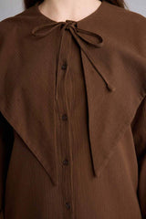 Defacto KADIN Woven Top G9244AX - Kahverengi