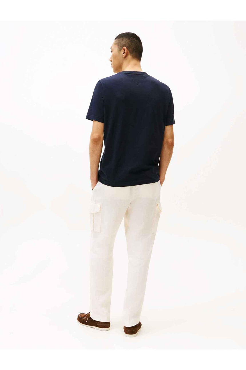 Tommy Hilfiger MW0MW36498 Erkek T-Shirt - Koyu Lacivert