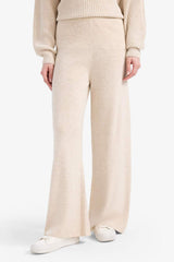 Defacto Kadın Trousers V0088Az - Ekru