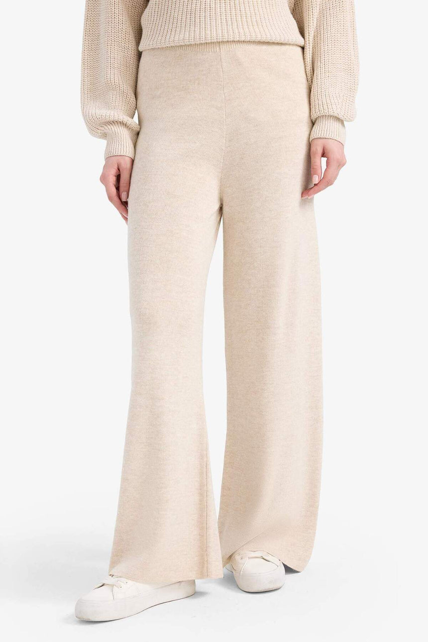 Defacto Kadın Trousers V0088Az - Ekru