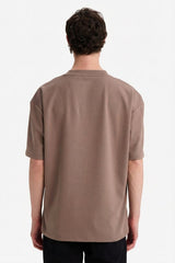 DeFacto X3926AZ Erkek T-Shirt - Koyu Yeşil