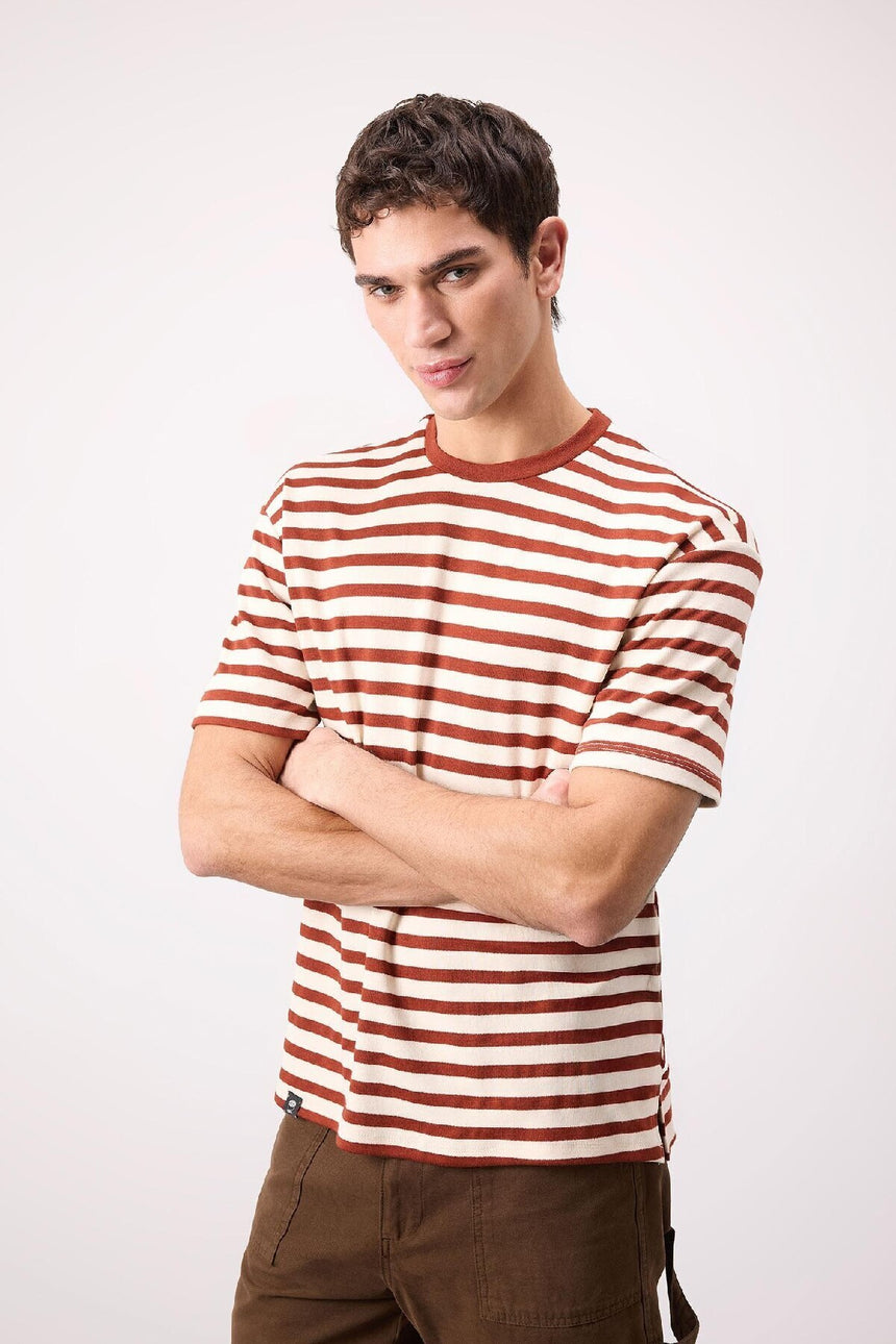 Defacto Erkek T-Shirt B5910Ax - Koyu Yeşil