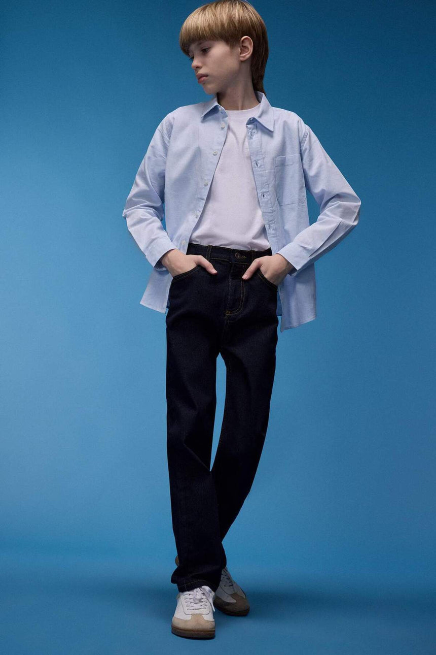 Defacto Çocuk Trousers D6474A8 - Koyu Mavi