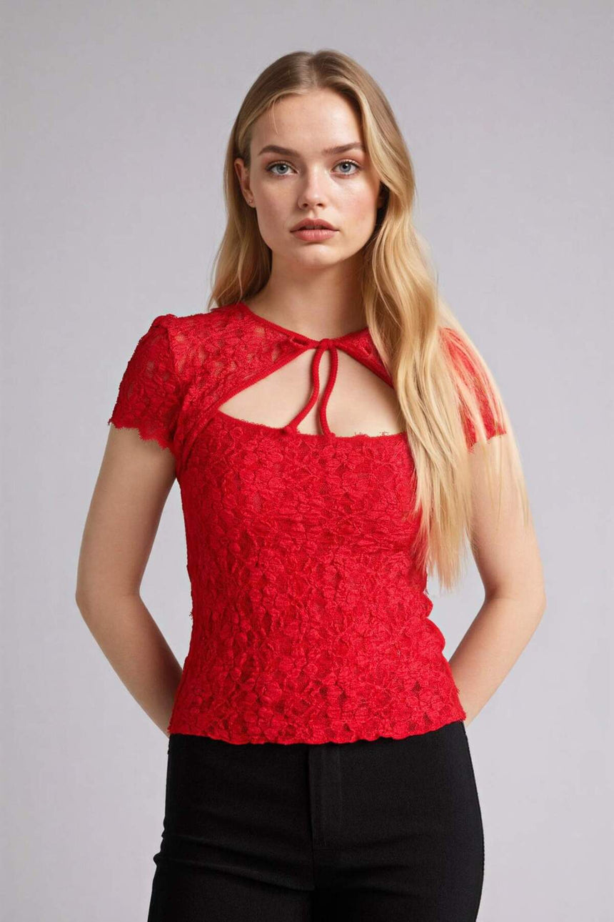 Defacto KADIN Knitted G9753AX - Kırmızı