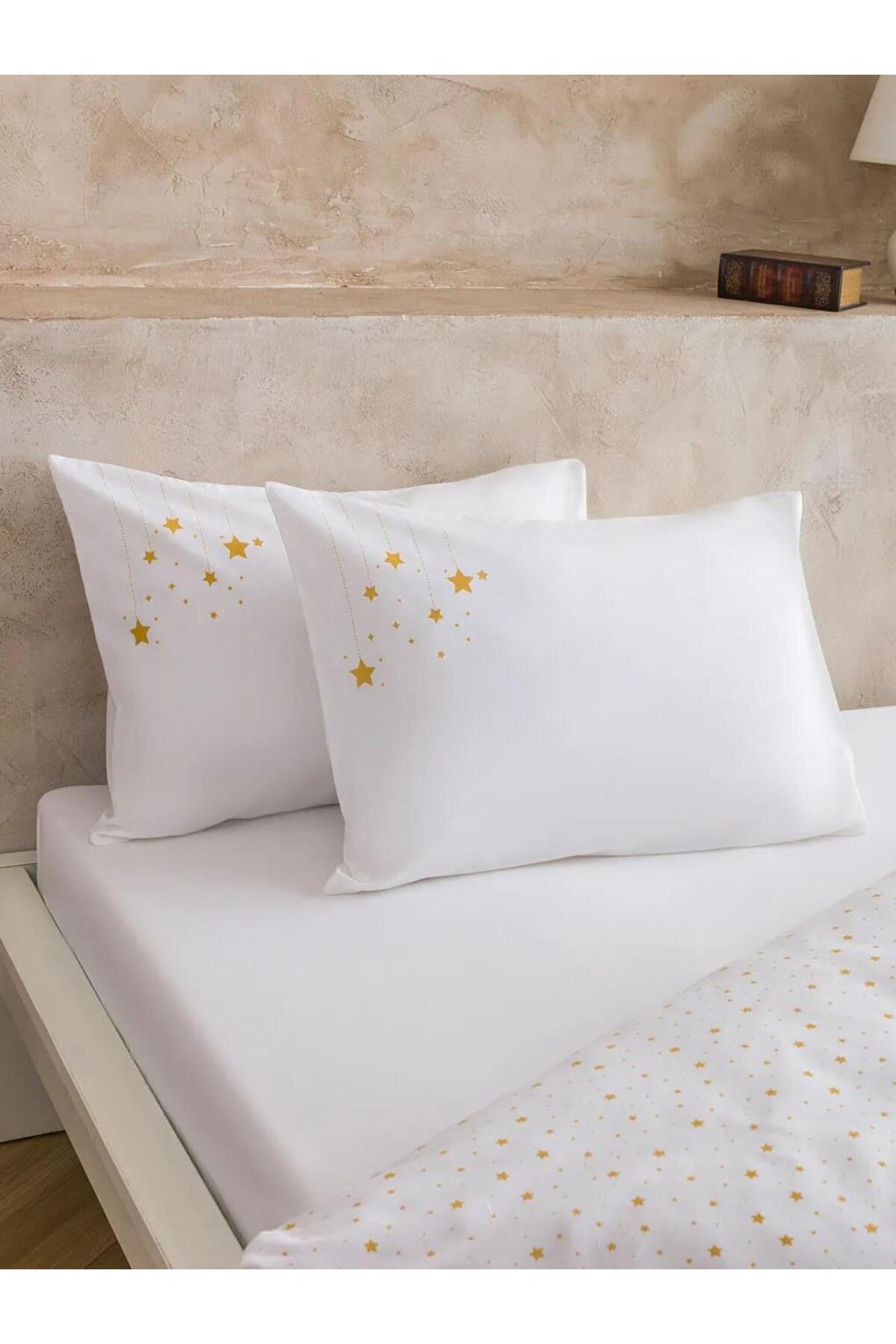 LC Waikiki Home Yıldız Desenli Çift Kişilik Nevresim Seti S62399D8 - Karışık